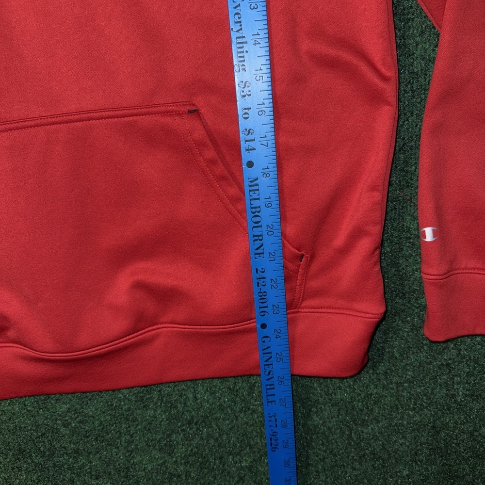 Men's Georgia Bulldogs Red Hoodie Embroidered Size Medium S8 - Picture 5 of 7